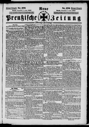 Neue preußische Zeitung vom 15.06.1912