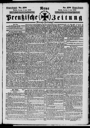 Neue preußische Zeitung vom 16.06.1912