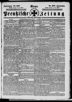 Neue preußische Zeitung vom 17.06.1912