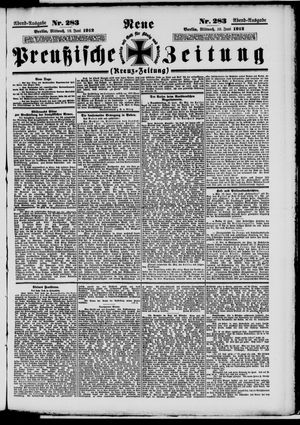 Neue preußische Zeitung vom 19.06.1912