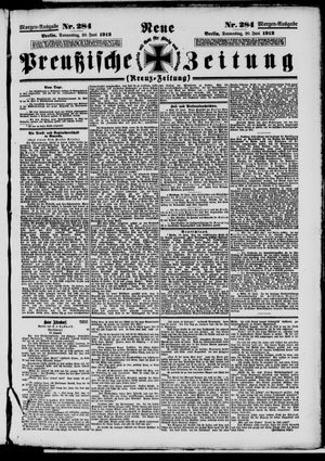 Neue preußische Zeitung vom 20.06.1912