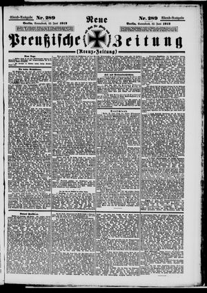 Neue preußische Zeitung vom 22.06.1912