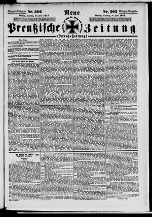 Neue preußische Zeitung vom 30.06.1912