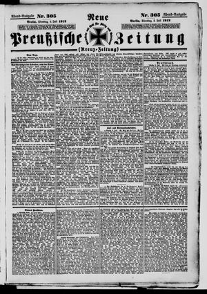 Neue preußische Zeitung vom 02.07.1912