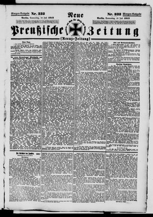 Neue preußische Zeitung vom 18.07.1912