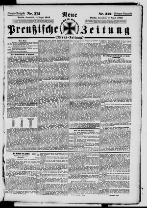 Neue preußische Zeitung vom 10.08.1912