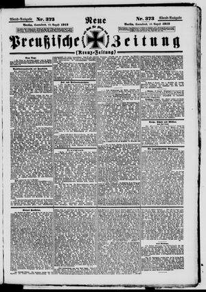 Neue preußische Zeitung vom 10.08.1912