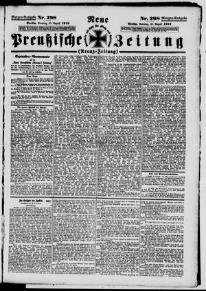 Neue preußische Zeitung vom 25.08.1912