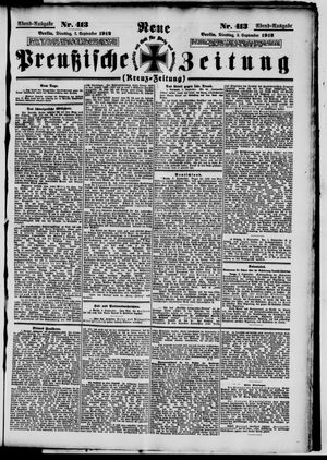 Neue preußische Zeitung on Sep 3, 1912