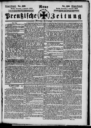 Neue preußische Zeitung vom 05.09.1912