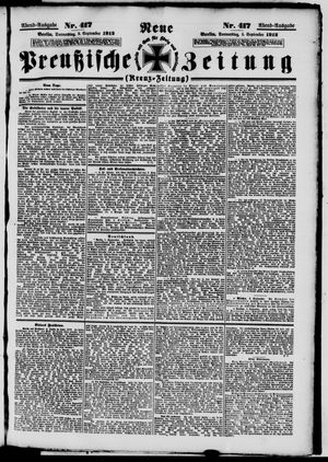 Neue preußische Zeitung vom 05.09.1912