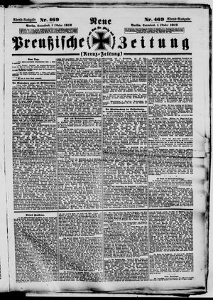 Neue preußische Zeitung vom 05.10.1912
