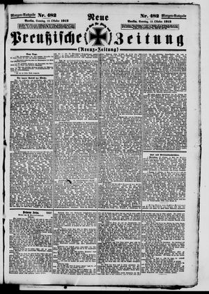 Neue preußische Zeitung on Oct 13, 1912
