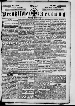 Neue preußische Zeitung vom 14.10.1912