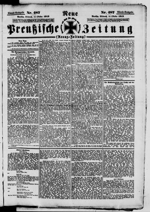 Neue preußische Zeitung vom 16.10.1912