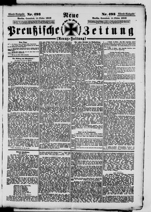 Neue preußische Zeitung vom 19.10.1912