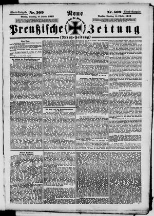 Neue preußische Zeitung vom 29.10.1912
