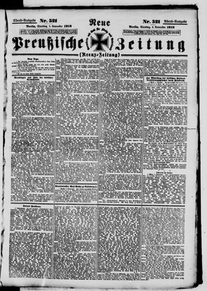 Neue preußische Zeitung vom 05.11.1912