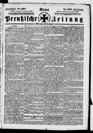 Neue preußische Zeitung vom 28.12.1912