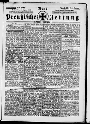 Neue preußische Zeitung vom 30.12.1912