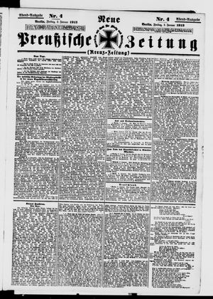 Neue preußische Zeitung vom 03.01.1913