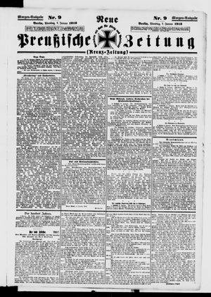 Neue preußische Zeitung vom 07.01.1913