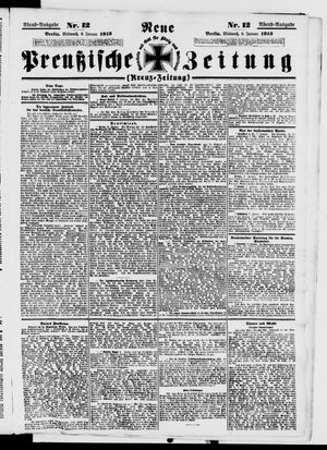 Neue preußische Zeitung vom 08.01.1913