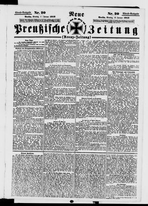 Neue preußische Zeitung vom 13.01.1913