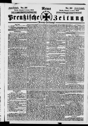 Neue preußische Zeitung vom 15.01.1913