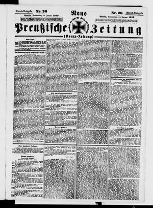 Neue preußische Zeitung vom 16.01.1913