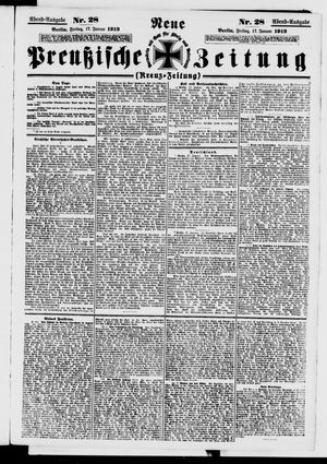 Neue preußische Zeitung vom 17.01.1913