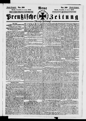 Neue preußische Zeitung vom 18.01.1913