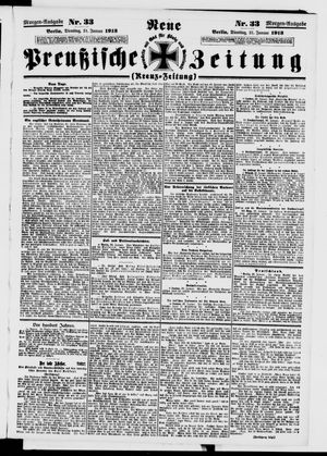 Neue preußische Zeitung vom 21.01.1913