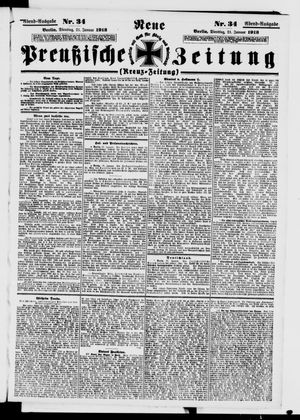 Neue preußische Zeitung vom 21.01.1913