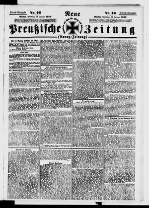 Neue preußische Zeitung vom 28.01.1913