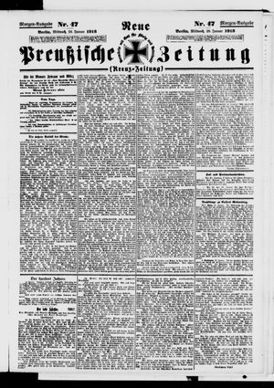 Neue preußische Zeitung vom 29.01.1913