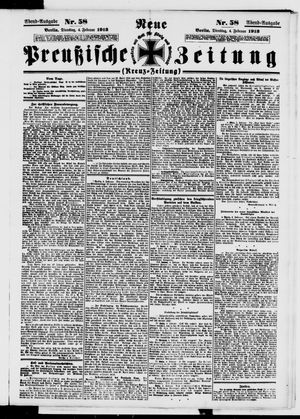 Neue preußische Zeitung on Feb 4, 1913
