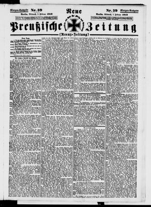 Neue preußische Zeitung vom 05.02.1913