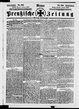 Neue preußische Zeitung vom 05.02.1913