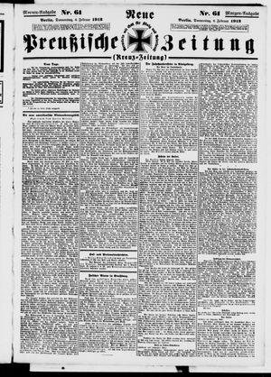 Neue preußische Zeitung vom 06.02.1913