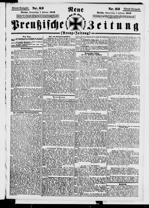 Neue preußische Zeitung vom 06.02.1913