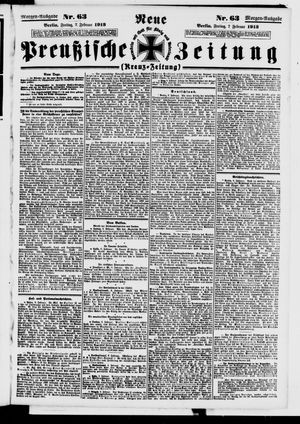 Neue preußische Zeitung vom 07.02.1913