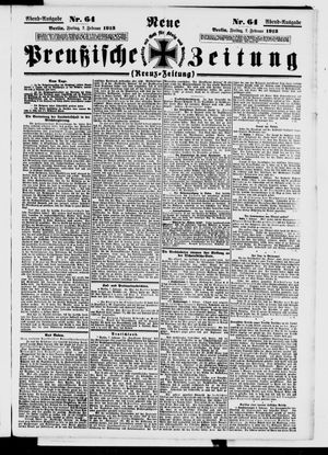 Neue preußische Zeitung vom 07.02.1913