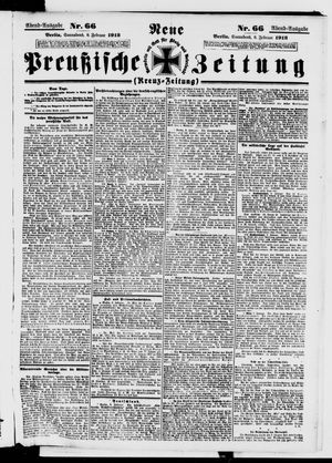 Neue preußische Zeitung vom 08.02.1913