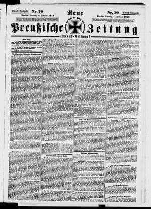 Neue preußische Zeitung vom 11.02.1913