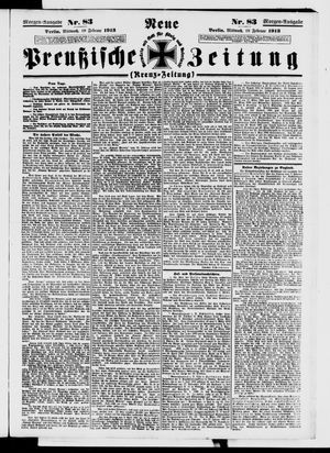 Neue preußische Zeitung on Feb 19, 1913