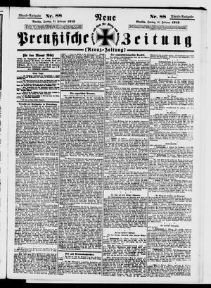 Neue preußische Zeitung vom 21.02.1913