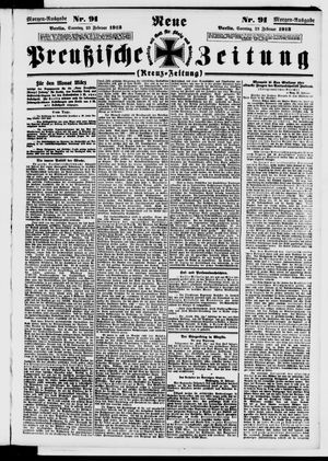 Neue preußische Zeitung on Feb 23, 1913