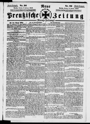 Neue preußische Zeitung vom 24.02.1913