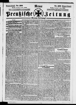 Neue preußische Zeitung vom 02.03.1913